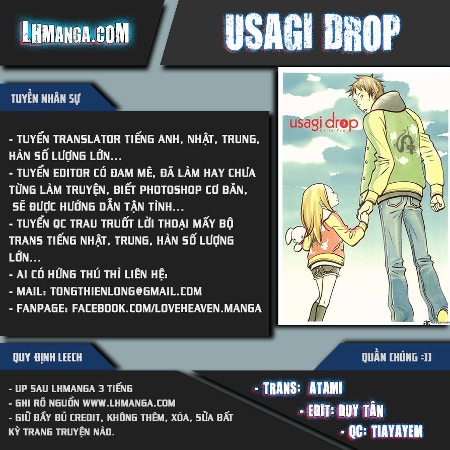 Usagi Drop Chapter 31 - Trang 3