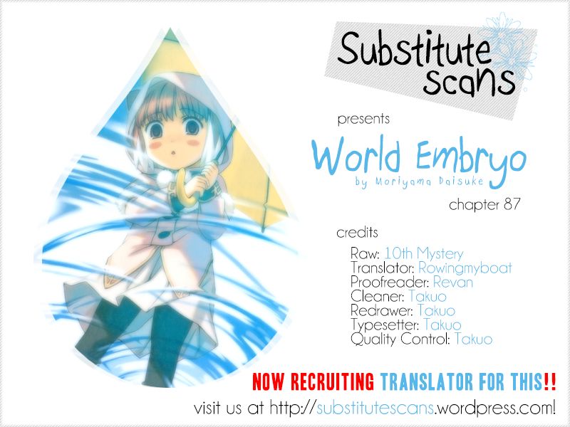 World Embryo Chapter 87 - Next Chapter 88