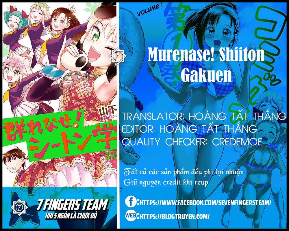 Murenase! Shiiton Gakuen Chapter 36 - Trang 3