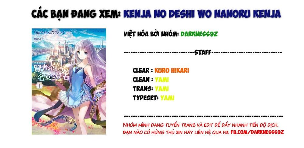 Kenja No Deshi Wo Nanoru Kenja Isekai! Chapter 26 - Trang 3