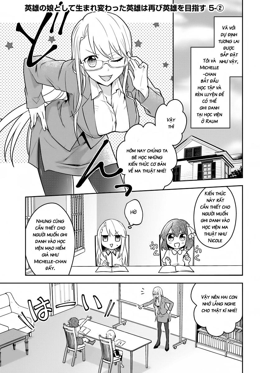 Eiyuu No Musume To Shite Umarekawatta Eiyuu Wa Futatabi Eiyuu O Mezasu Chapter 5.2 - Trang 2