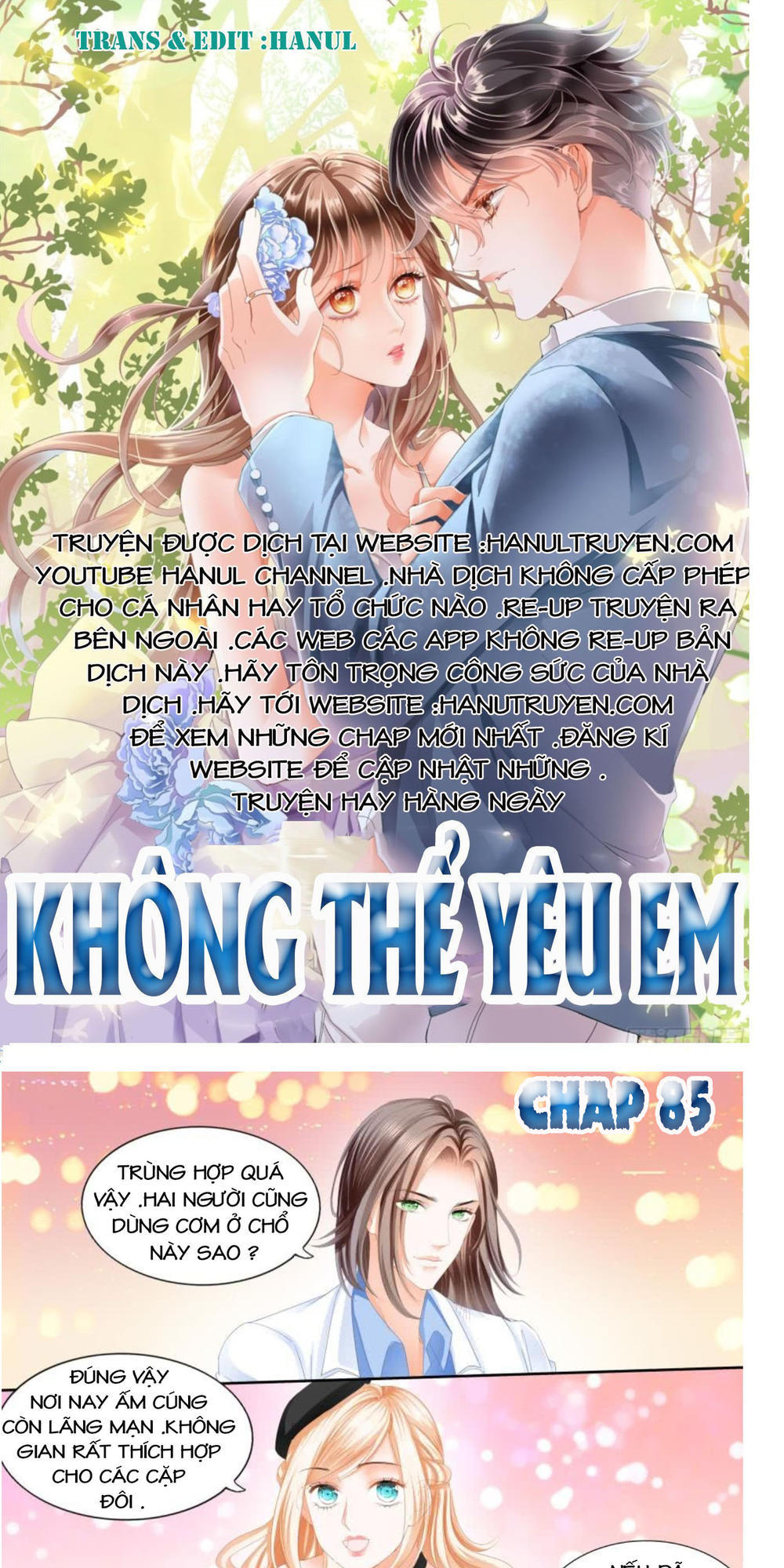 Không Thể Yêu Em Chapter 85 - Next Chapter 86