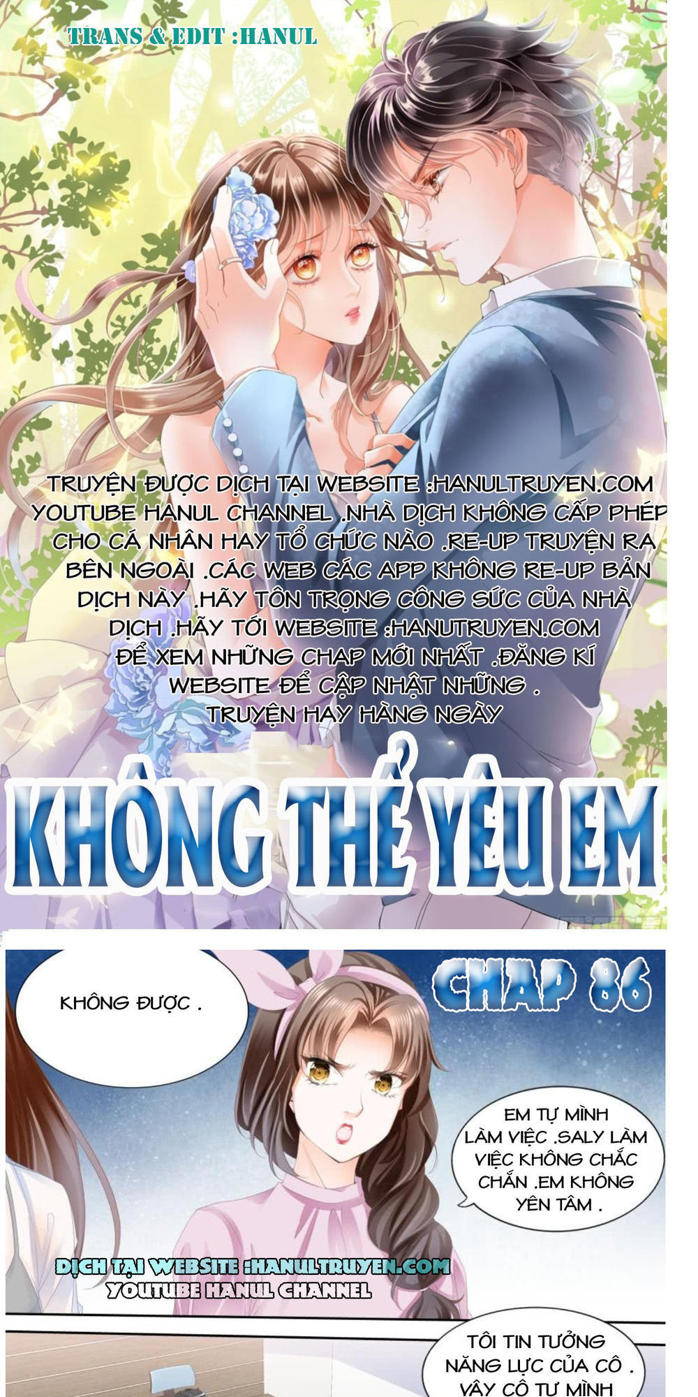 Không Thể Yêu Em Chapter 86 - Next Chapter 87