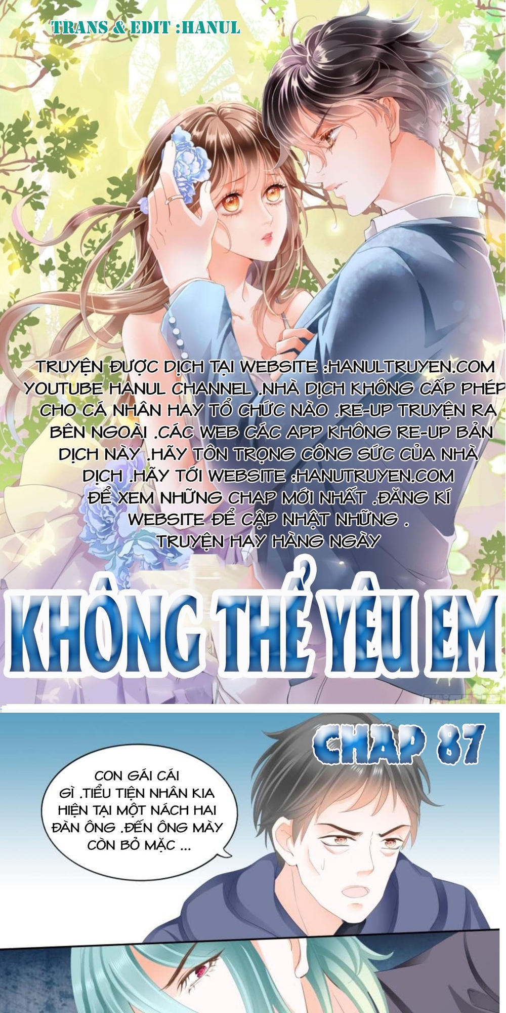 Không Thể Yêu Em Chapter 87 - Next Chapter 88