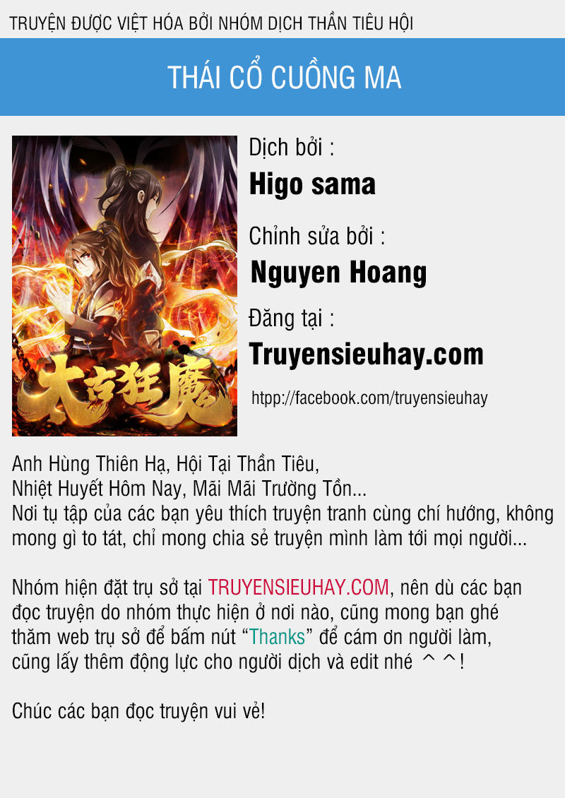 Thái Cổ Cuồng Ma Chapter 3 - Next Chapter 4