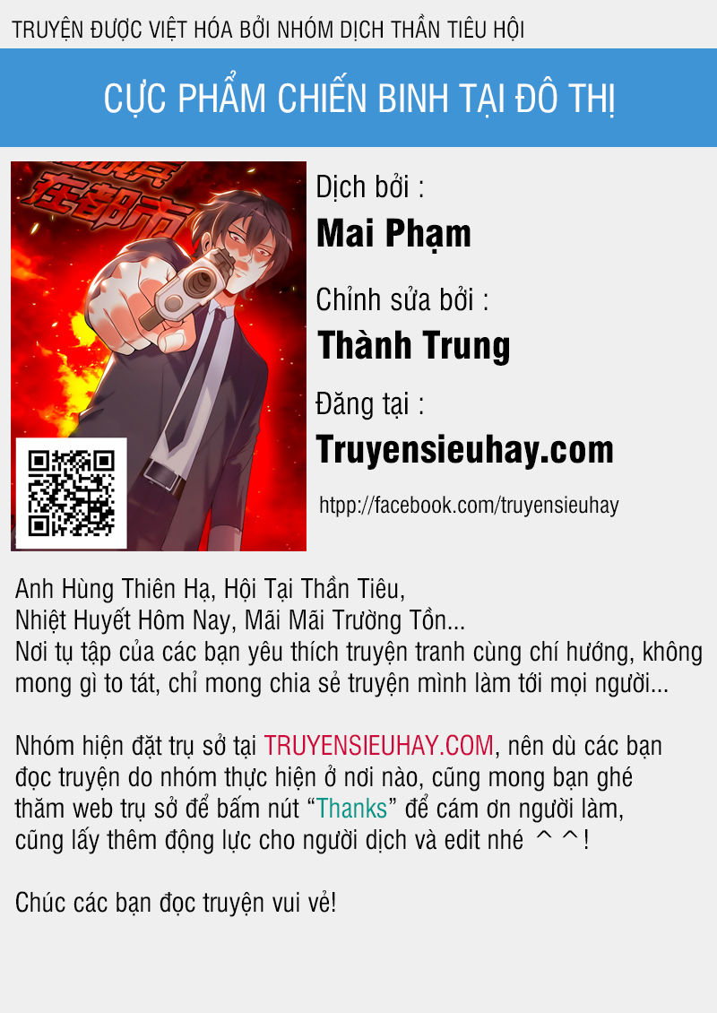 Cực Phẩm Chiến Binh Tại Đô Thị Chapter 69 - Next Chapter 70