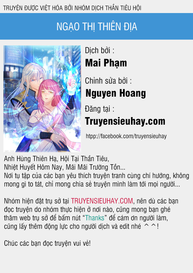 Ngạo Thị Thiên Địa Chapter 10 - Next Chapter 11