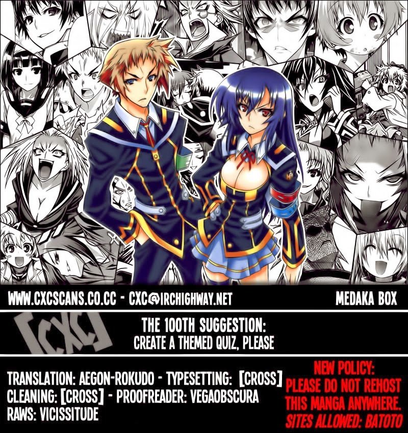 Medaka Box Chapter 100 - Next Chapter 101