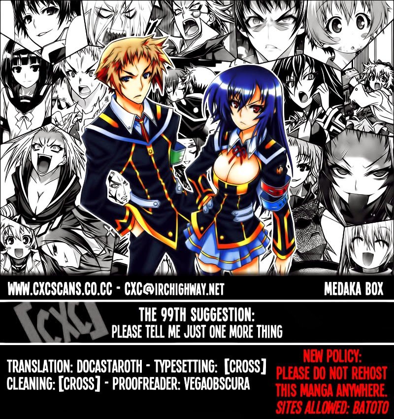 Medaka Box Chapter 99 - Next Chapter 100