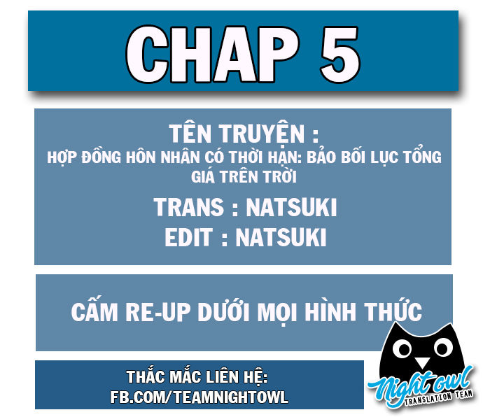 Hợp Đồng Hôn Nhân Có Thời Hạn: Bảo Bối Lục Tổng Giá Trên Trời Chapter 5 - Next Chapter 6