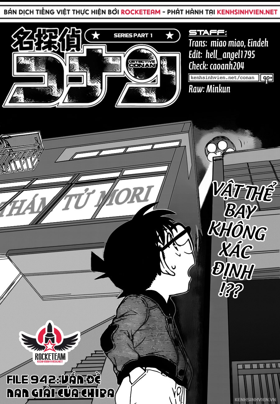 Thám Tử Conan Chapter 942 - Next Chapter 943