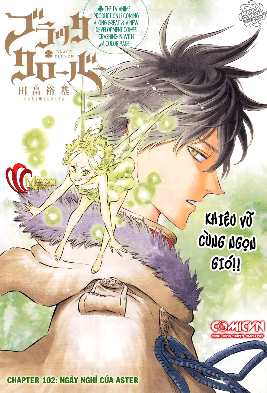 Black Clover - Thế Giới Phép Thuật Chapter 102 - Next Chapter 103