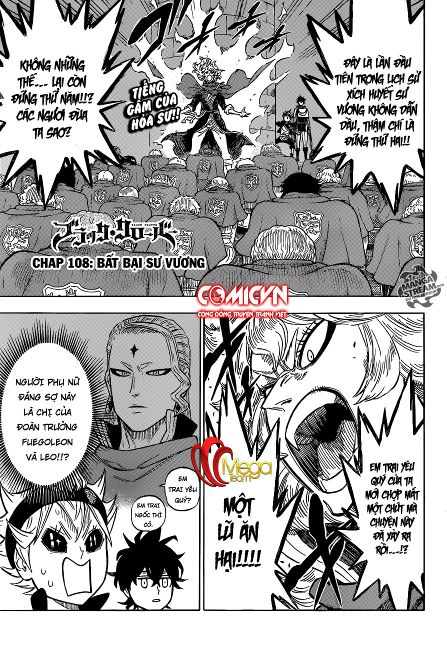 Black Clover - Thế Giới Phép Thuật Chapter 108 - Next Chapter 109