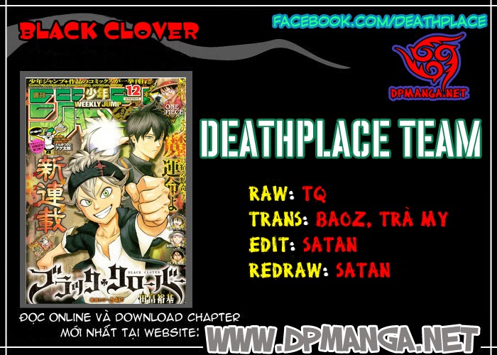 Black Clover - Thế Giới Phép Thuật Chapter 11 - Next Chapter 12