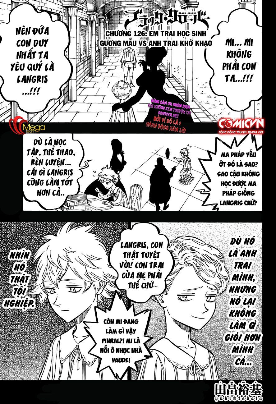 Black Clover - Thế Giới Phép Thuật Chapter 126 - Next Chapter 127