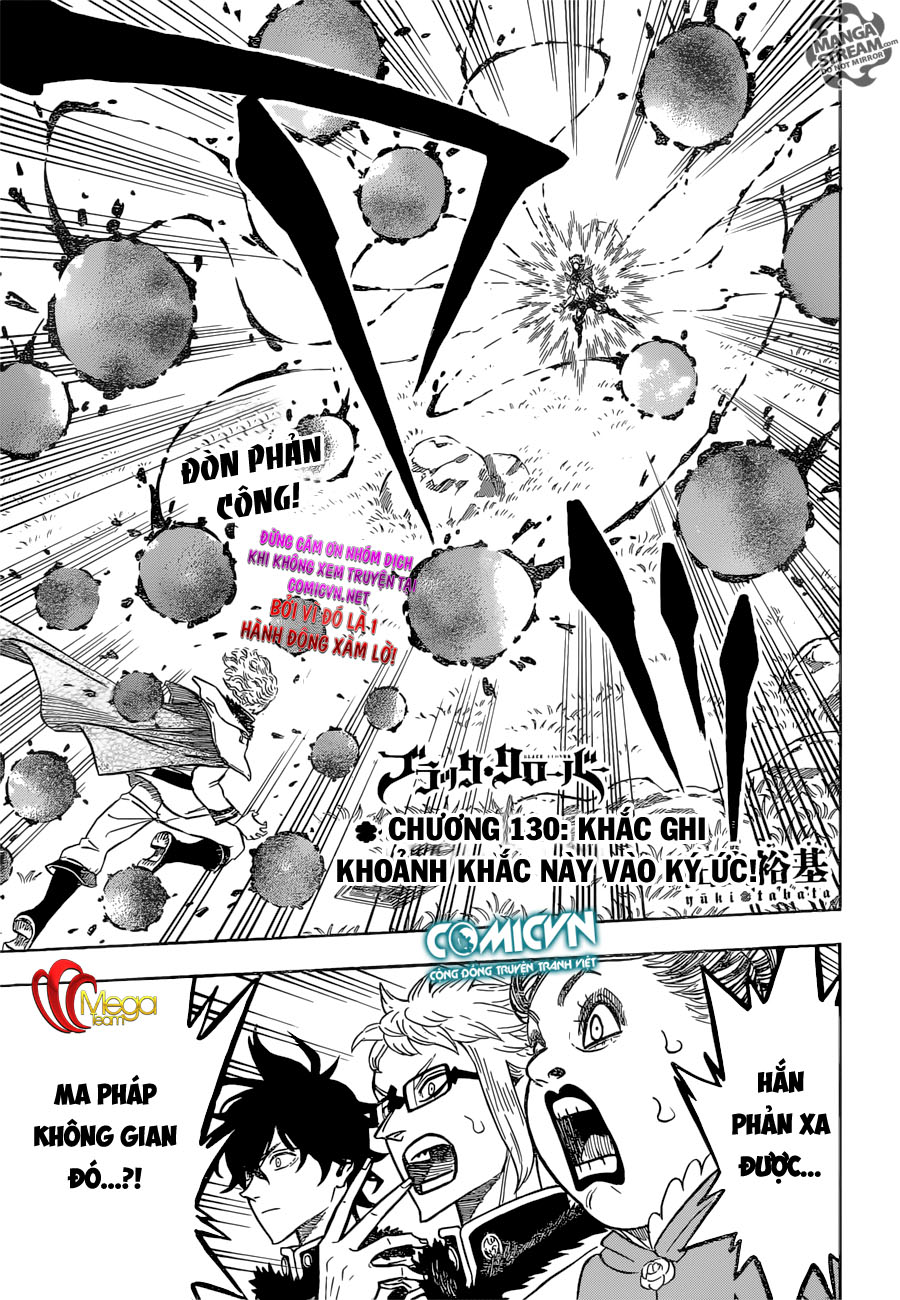 Black Clover - Thế Giới Phép Thuật Chapter 130 - Next Chapter 131