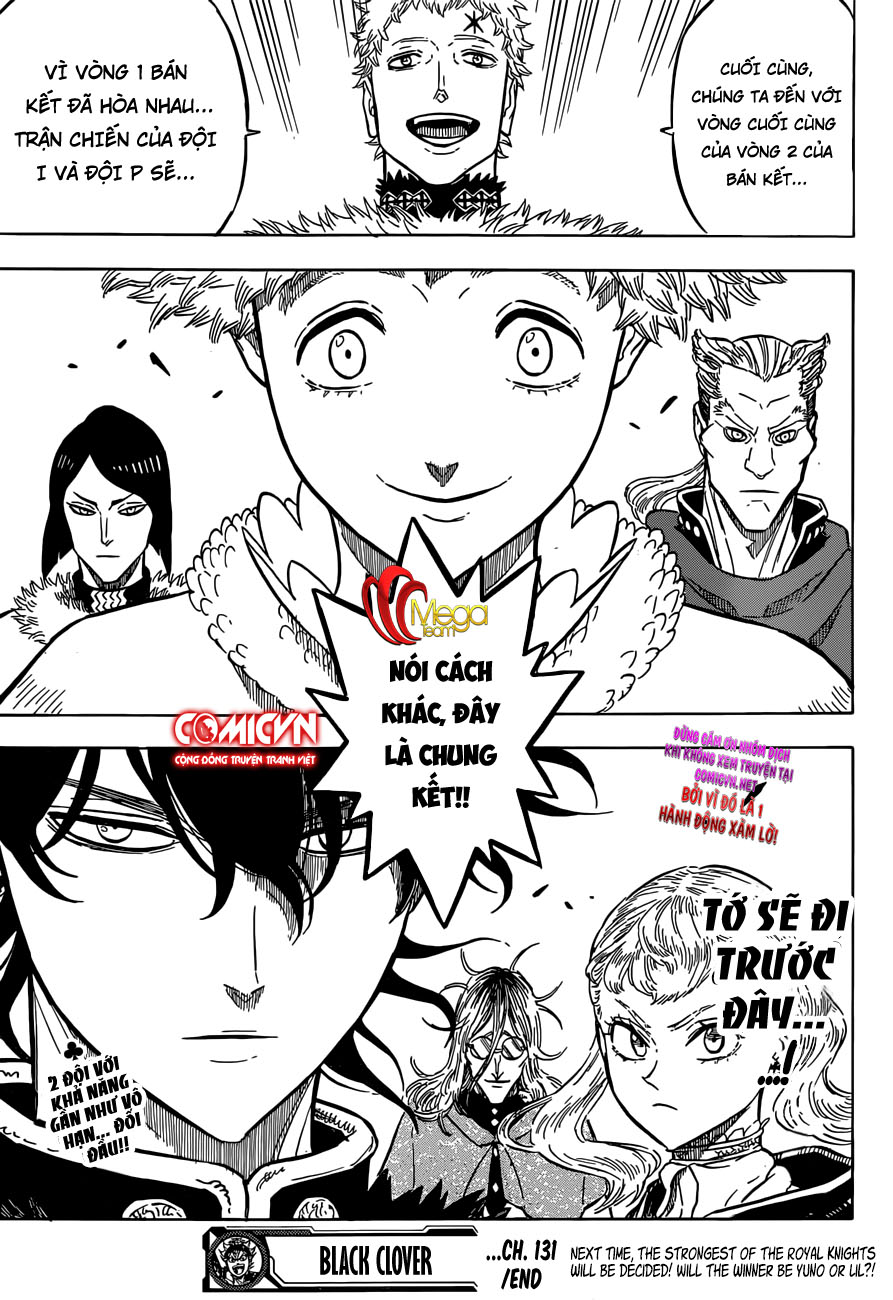 Black Clover - Thế Giới Phép Thuật Chapter 131 - Next Chapter 132