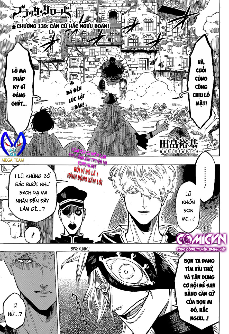 Black Clover - Thế Giới Phép Thuật Chapter 139 - Next Chapter 140