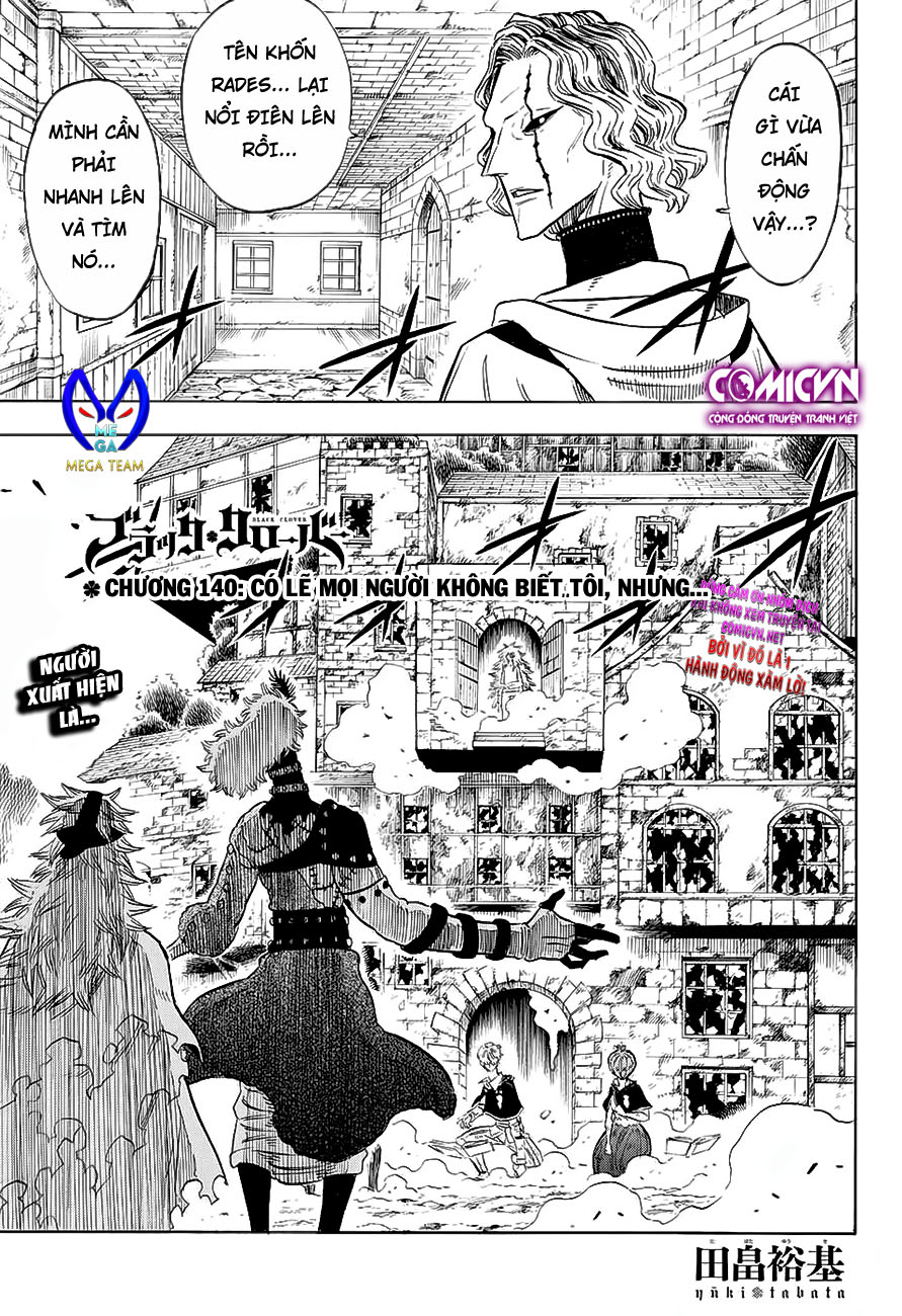 Black Clover - Thế Giới Phép Thuật Chapter 140 - Next Chapter 141