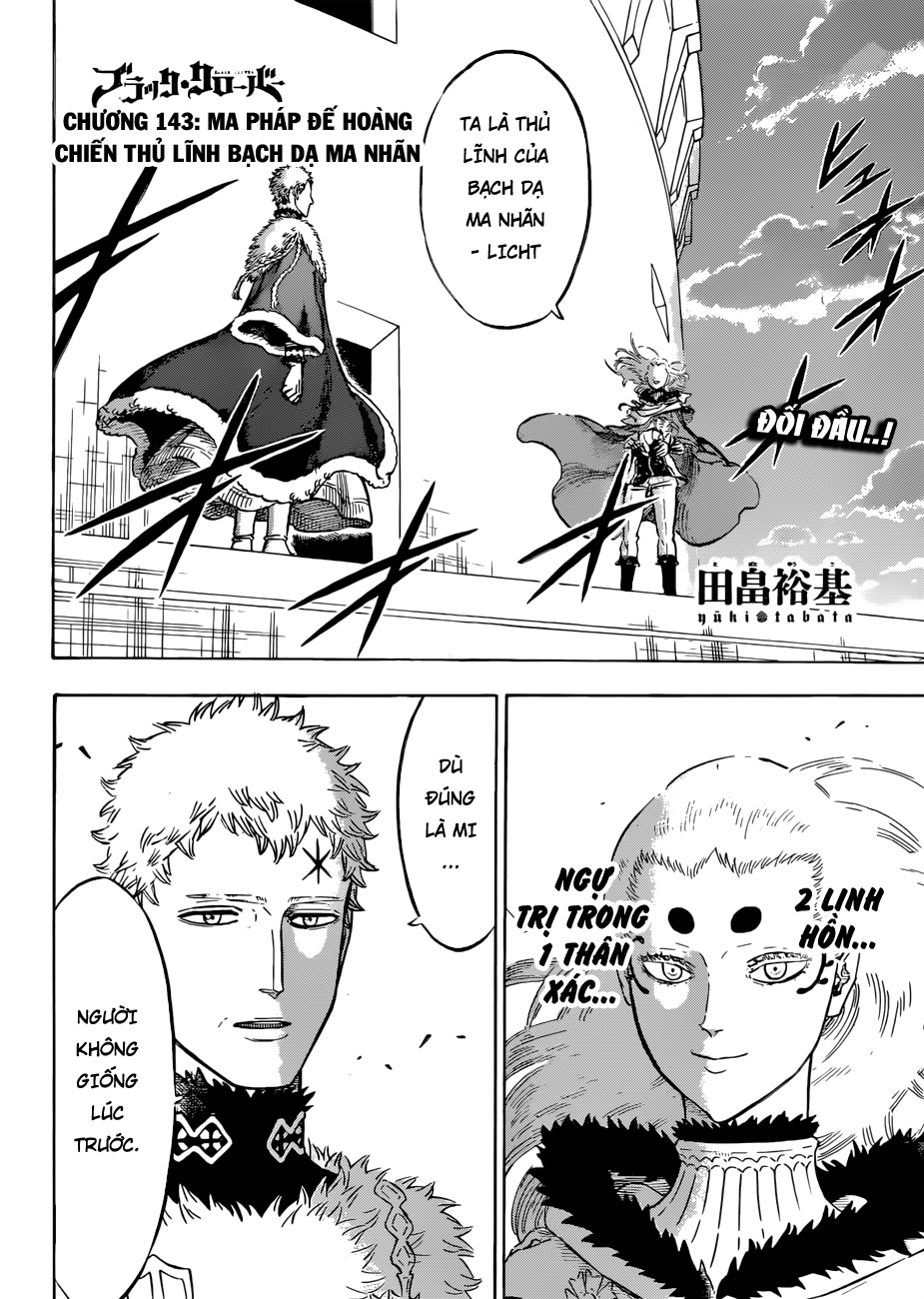 Black Clover - Thế Giới Phép Thuật Chapter 143 - Next Chapter 144