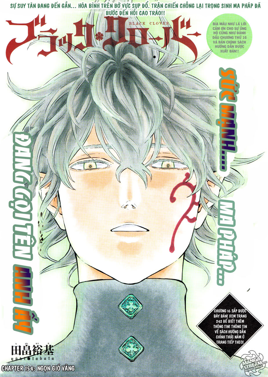 Black Clover - Thế Giới Phép Thuật Chapter 154 - Next Chapter 155