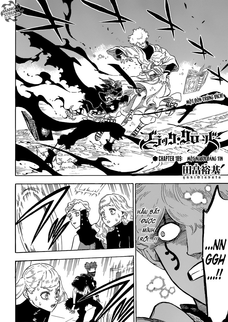 Black Clover - Thế Giới Phép Thuật Chapter 189 - Next Chapter 190