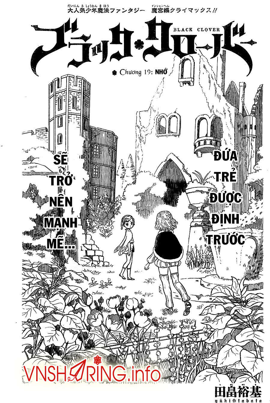 Black Clover - Thế Giới Phép Thuật Chapter 19 - Next Chapter 20