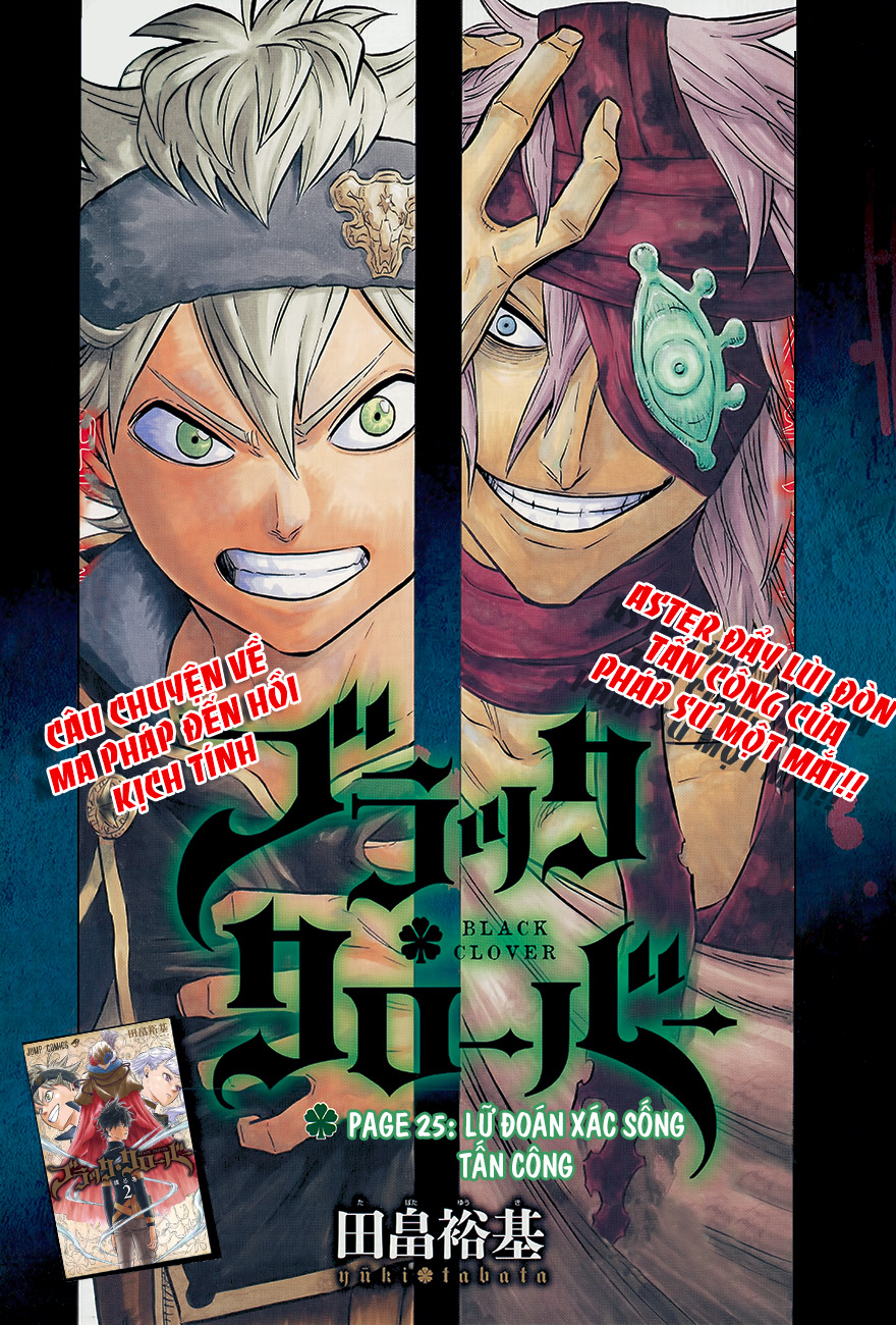 Black Clover - Thế Giới Phép Thuật Chapter 25 - Next Chapter 26