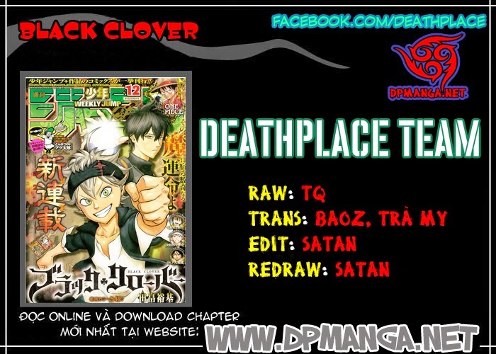 Black Clover - Thế Giới Phép Thuật Chapter 6 - Next Chapter 7