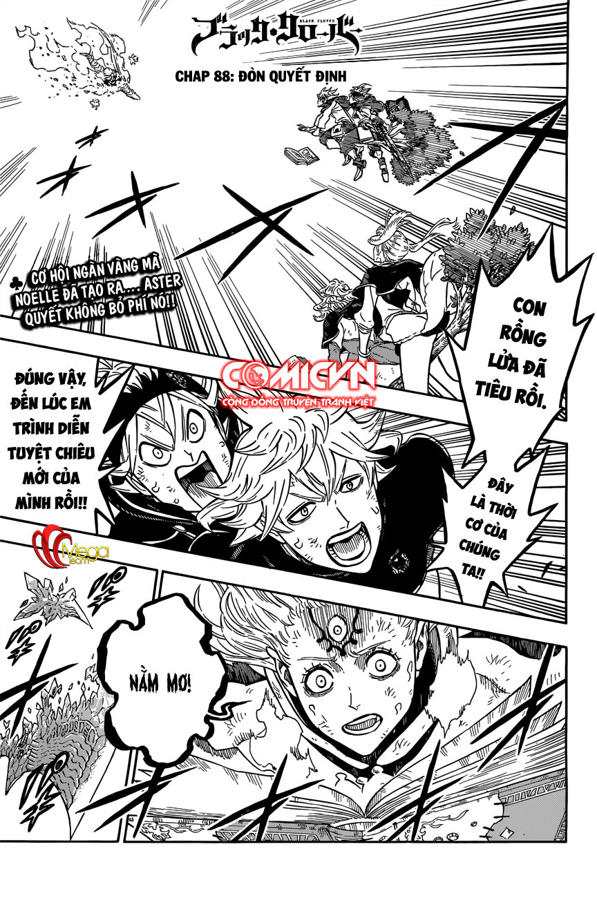 Black Clover - Thế Giới Phép Thuật Chapter 88 - Next Chapter 89