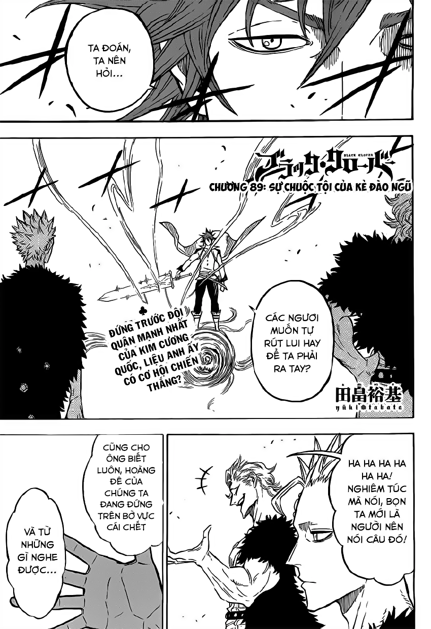 Black Clover - Thế Giới Phép Thuật Chapter 89 - Next Chapter 90