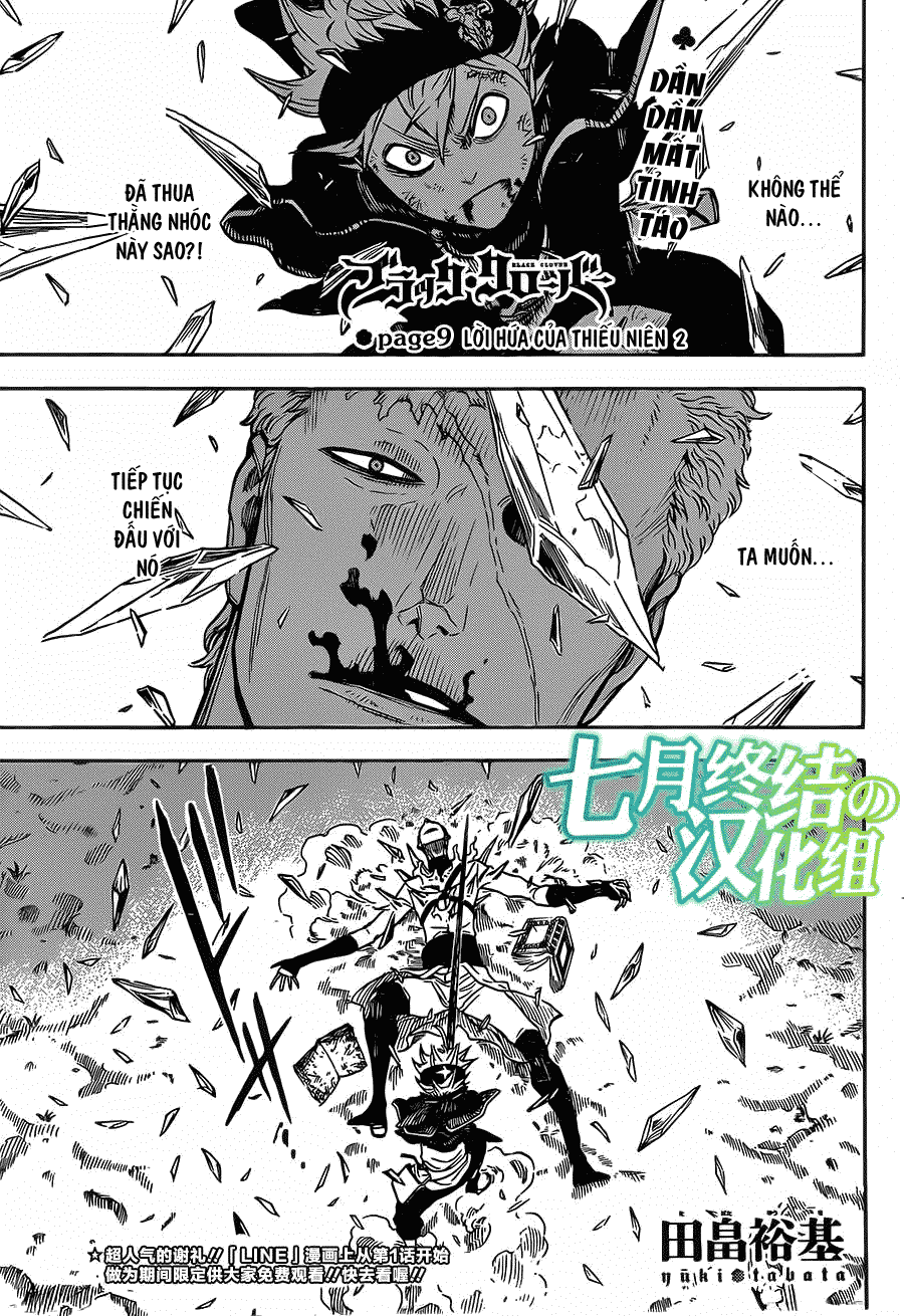 Black Clover - Thế Giới Phép Thuật Chapter 9 - Next Chapter 10