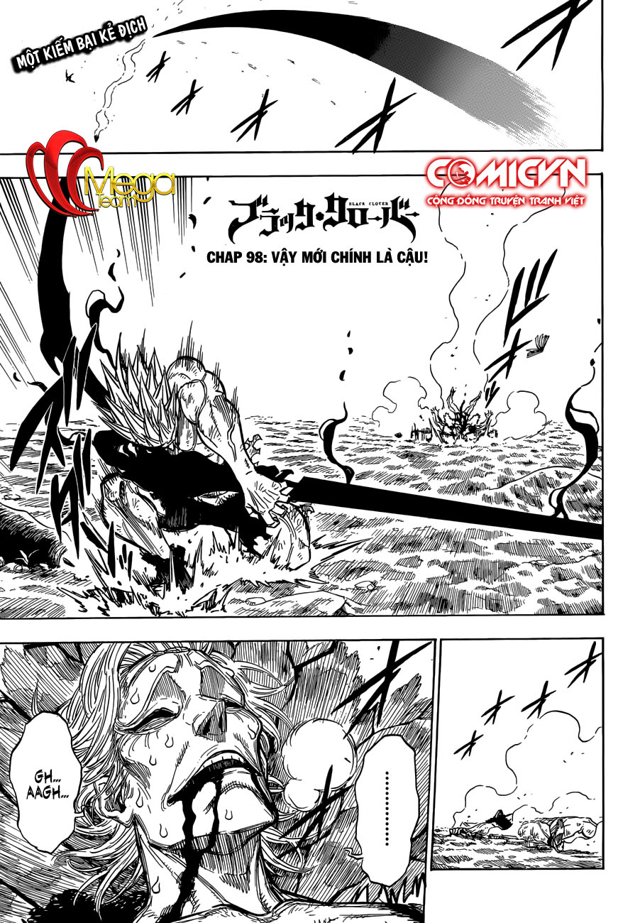 Black Clover - Thế Giới Phép Thuật Chapter 98 - Next Chapter 99