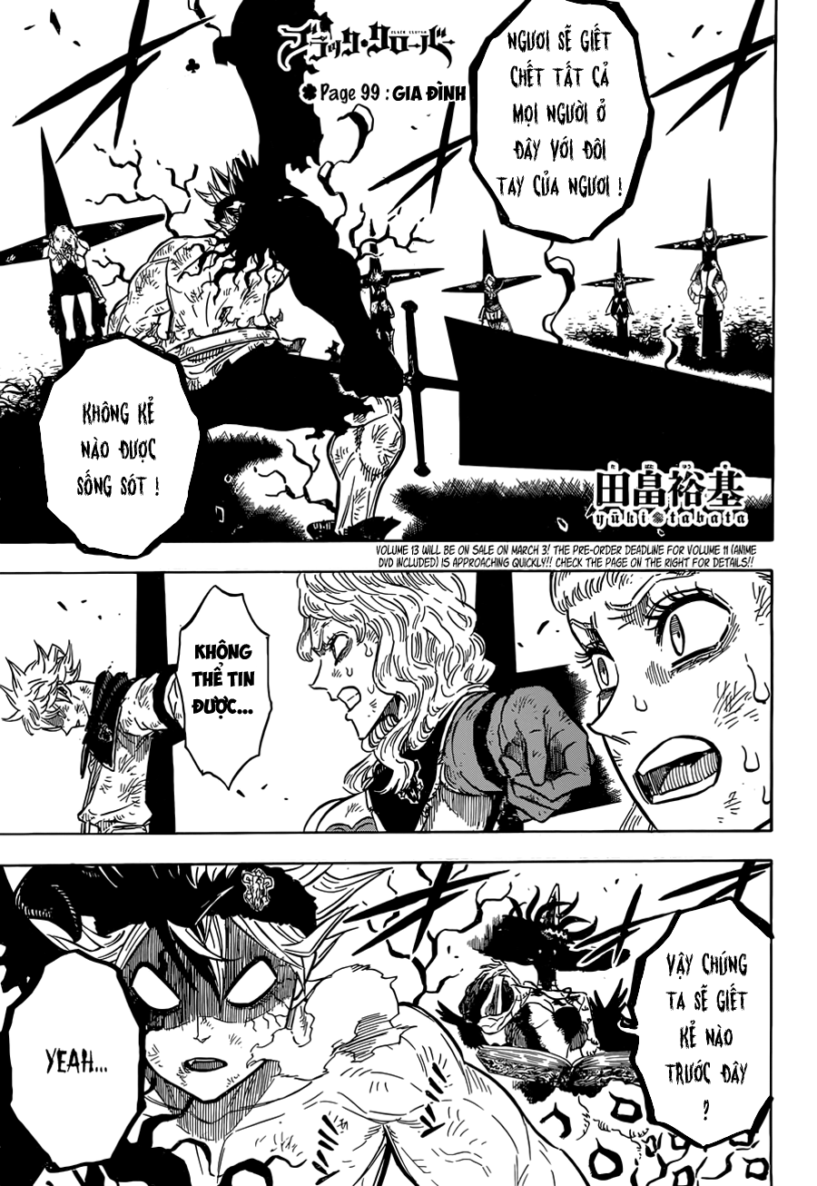 Black Clover - Thế Giới Phép Thuật Chapter 99 - Next Chapter 100