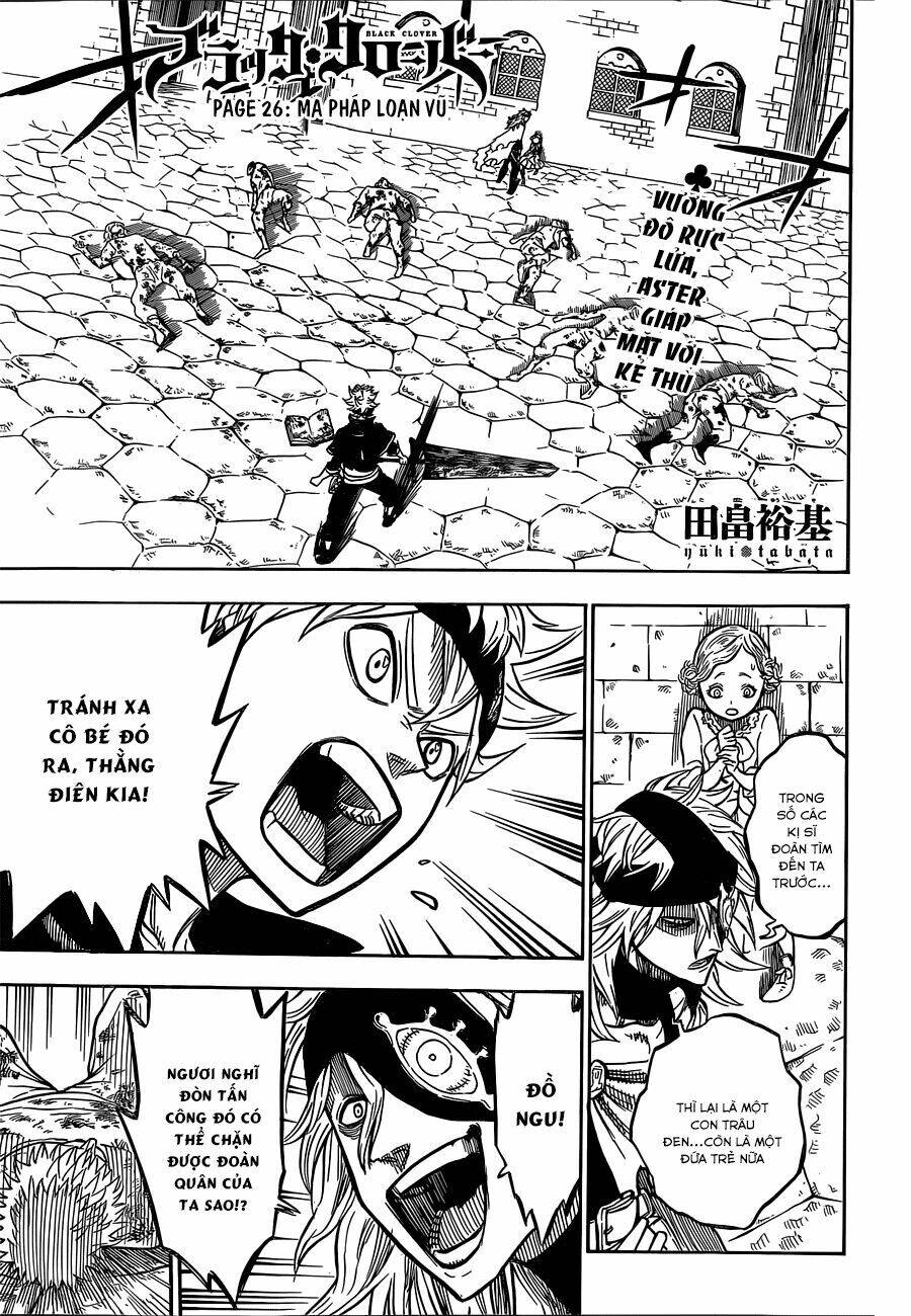 Black Clover - Thế Giới Phép Thuật Chapter 26 - Next Chapter 27