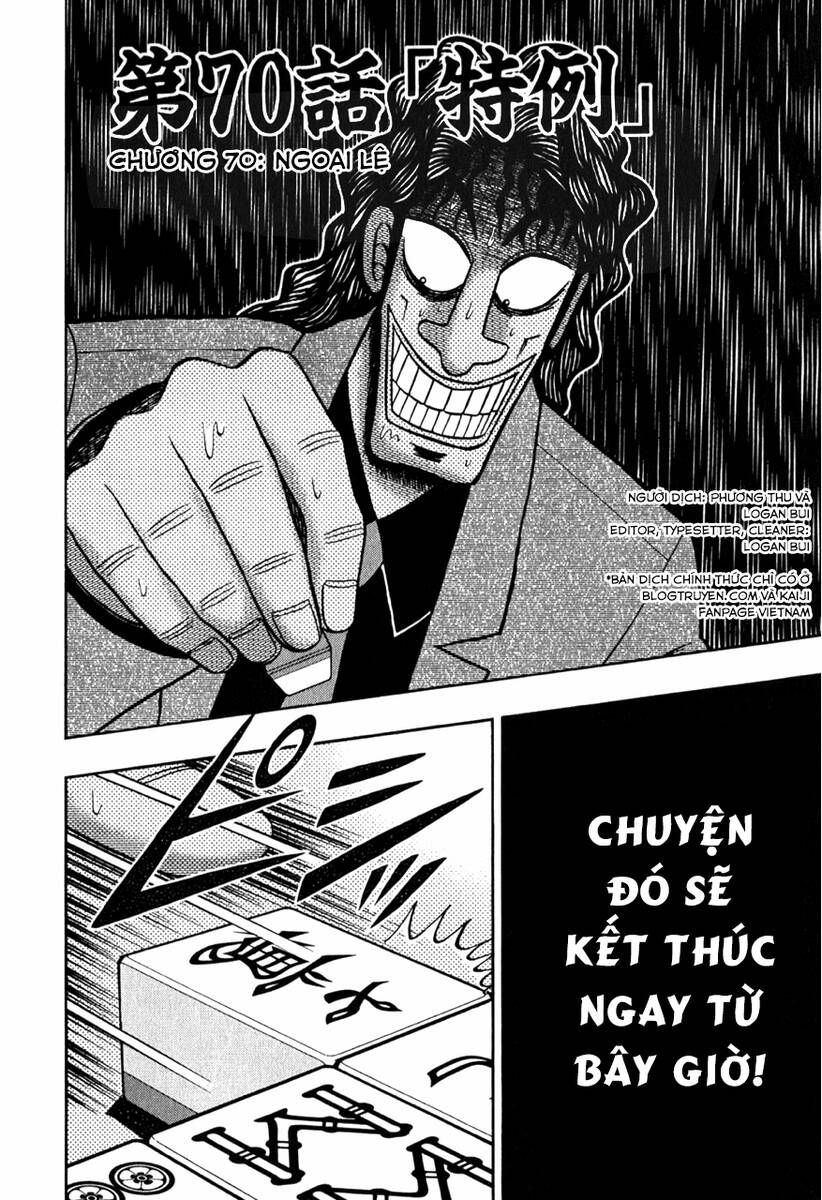 Tobaku Datenroku Kaiji Chapter 70 - Next Chapter 71