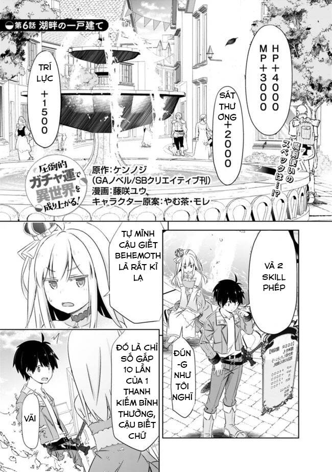 Attouteki Gacha Un De Isekai O Nariagaru! Chapter 6 - Trang 3