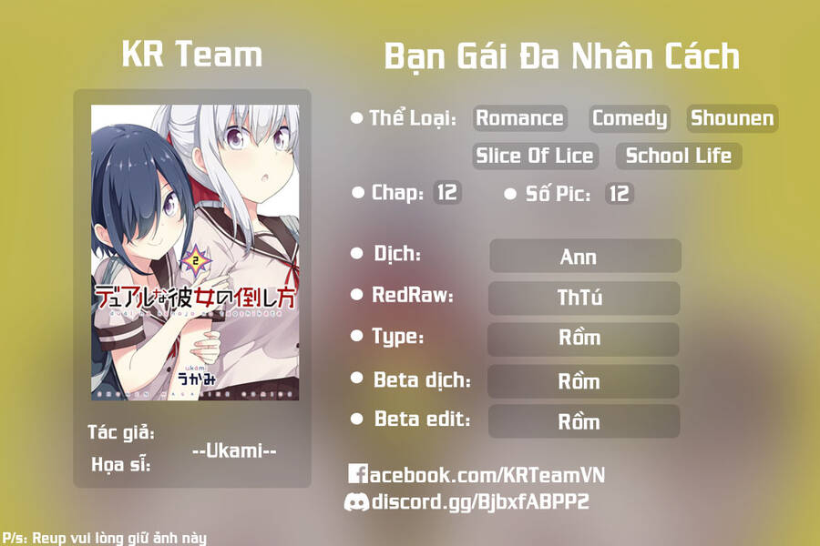 Bạn Gái Đa Nhân Cách Chapter 12 - Next Chapter 13