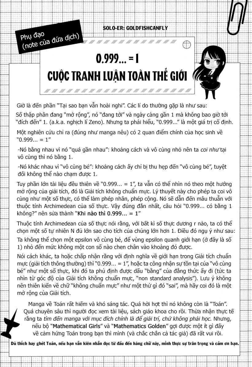 Mathematical Girls: Các Định Lý Bất Toàn Của Gödel Chapter 5 - Next Chapter 6