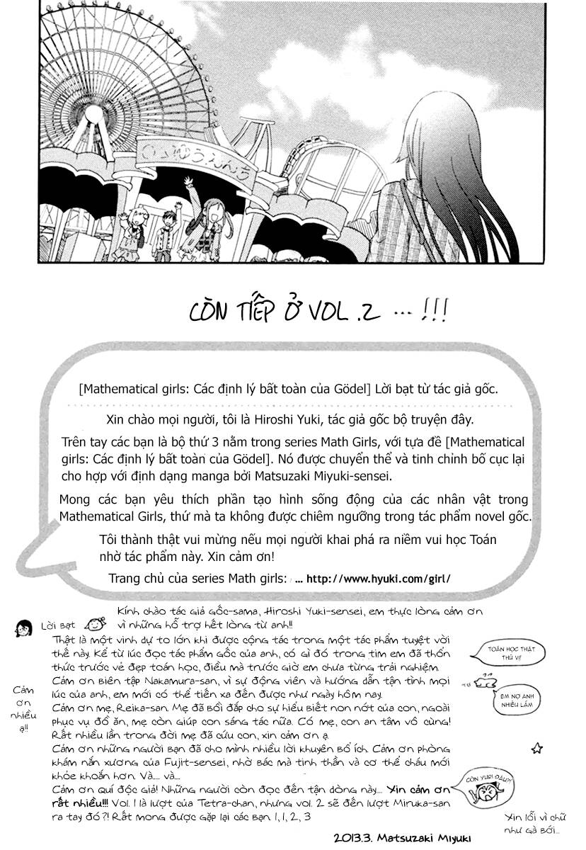 Mathematical Girls: Các Định Lý Bất Toàn Của Gödel Chapter 5 - Next Chapter 6