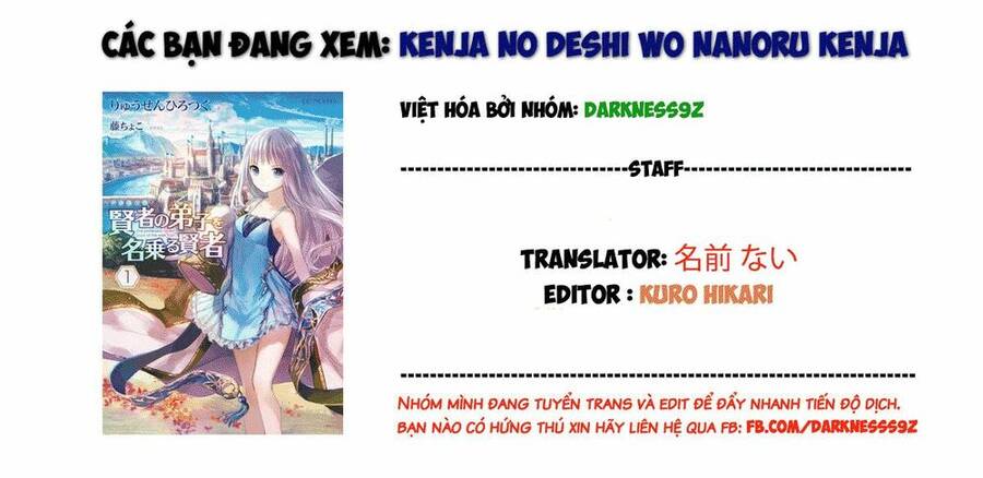 Kenja No Deshi Wo Nanoru Kenja Isekai! Chapter 27 - Trang 3