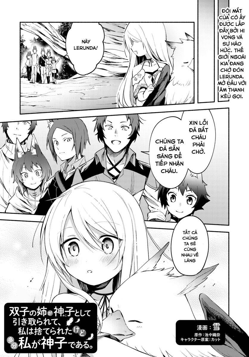 Futago No Ane Ga Miko Toshite Hikitorarete, Watashi Wa Suterareta Kedo Tabun Watashi Ga Miko De Aru Chapter 3 - Trang 3