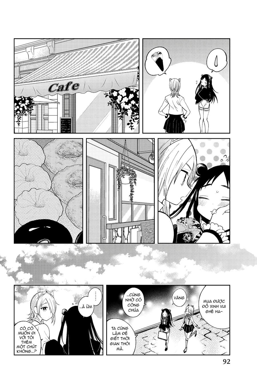 Kishuku Gakkou No Juliet The Official Anthology Chapter 9: Bạch miêu và Hắc khuyển - Next Chapter 10: Nỗi u sầu của Hasuki