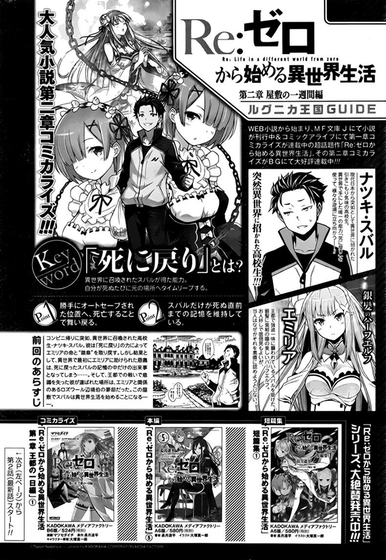 Re:zero Kara Hajimeru Isekai Seikatsu – Daisshou – Outo No Ichinichi Hen Chapter 14 - Next Chapter 15