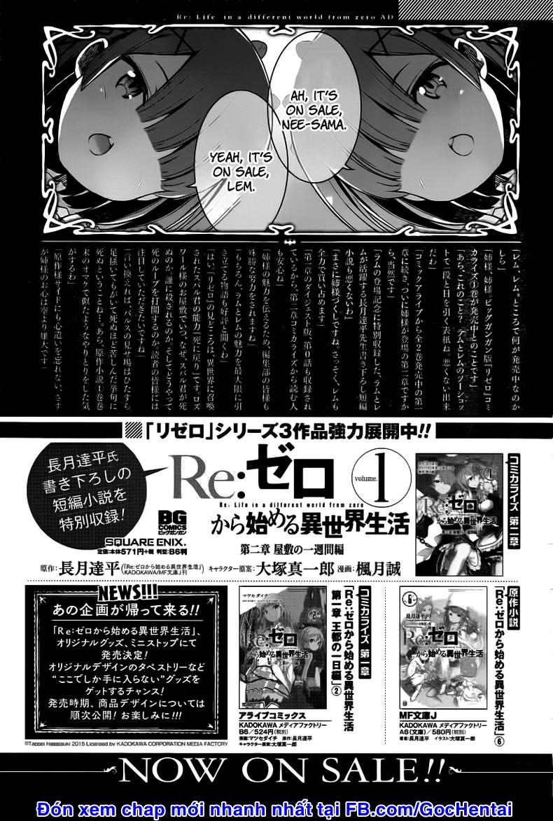 Re:zero Kara Hajimeru Isekai Seikatsu – Daisshou – Outo No Ichinichi Hen Chapter 18 - Next Chapter 19