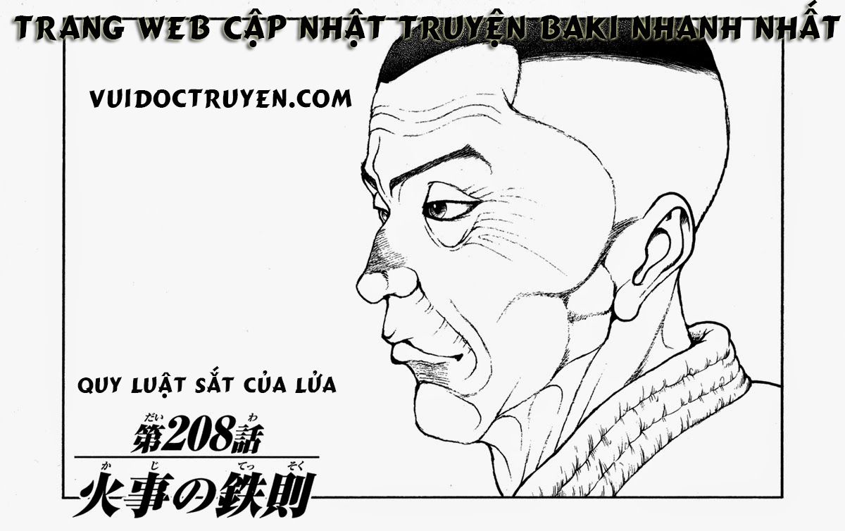 Baki – Son Of Ogre Chapter 208 - Next Chapter 209