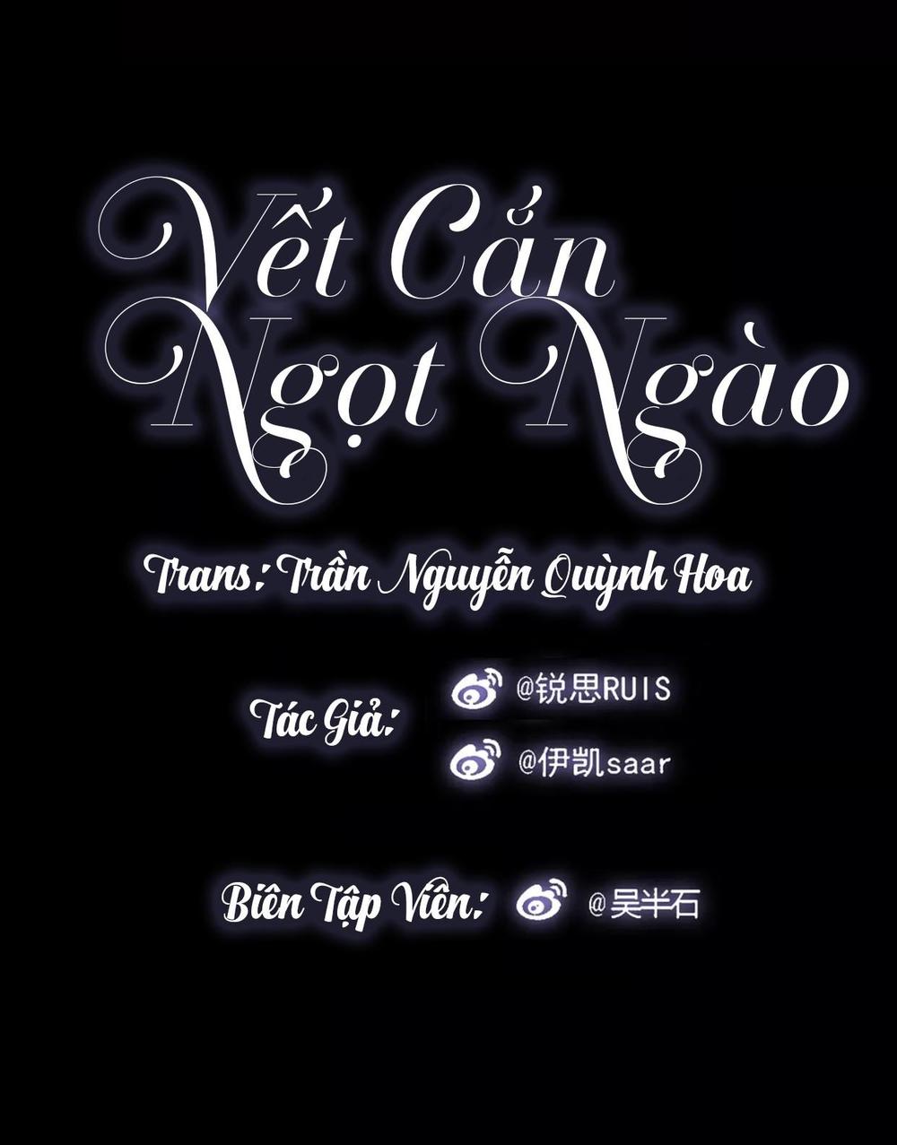 Vết Cắn Ngọt Ngào Chapter 4 - Next Chapter 5