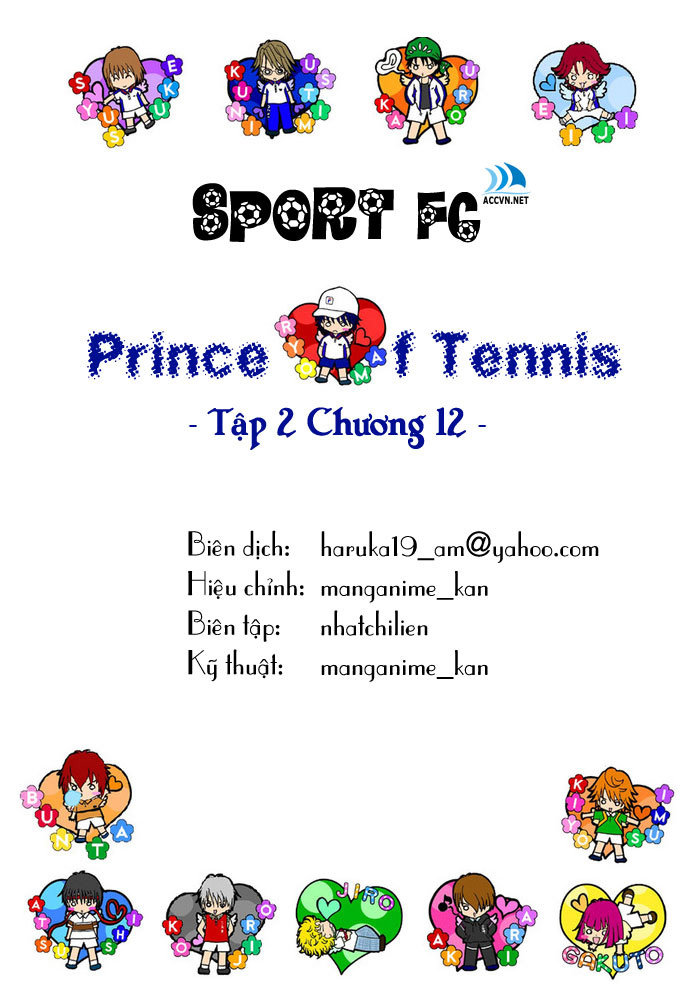 Hoàng Tử Tennis Chapter 12 - Trang 3