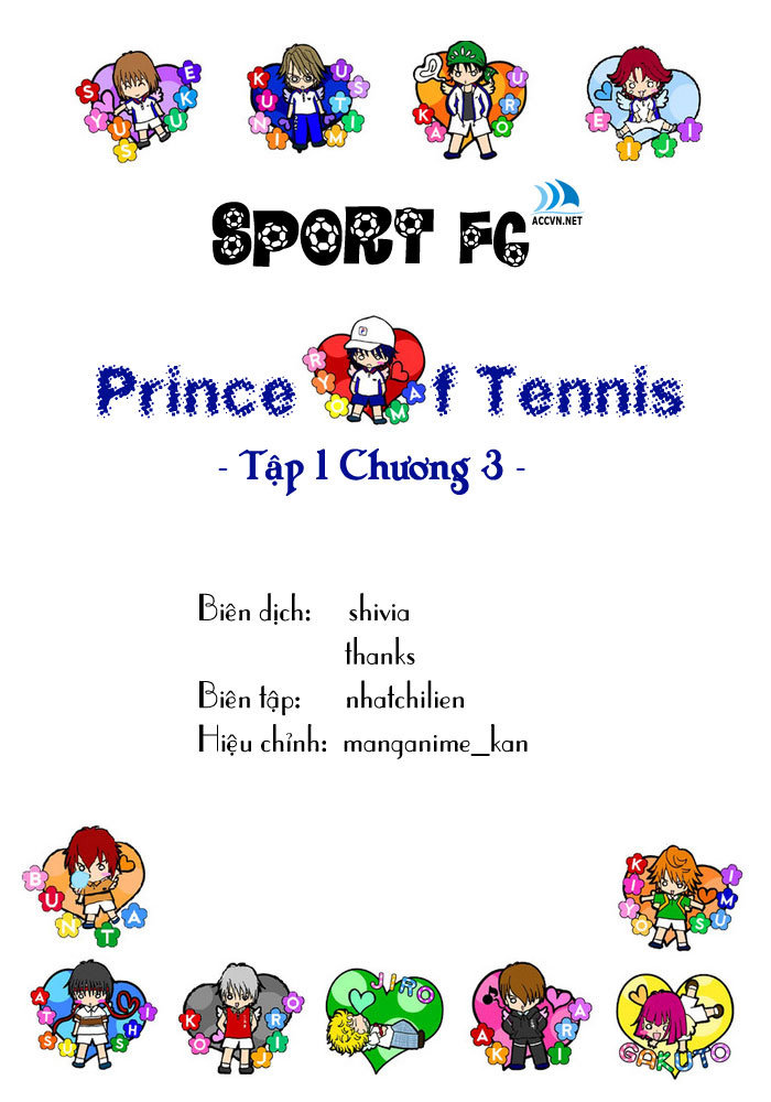 Hoàng Tử Tennis Chapter 3 - Trang 3