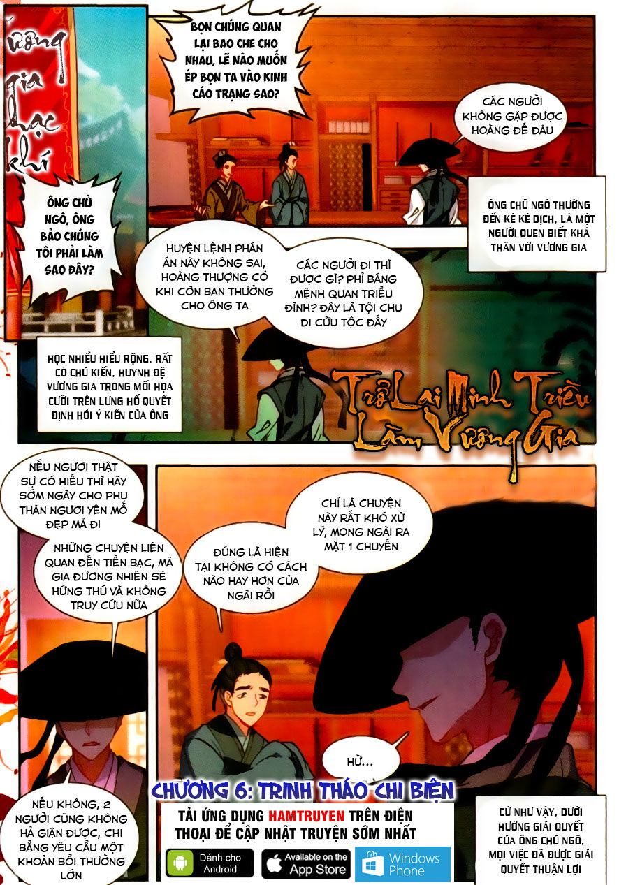 Trở Lại Minh Triều Làm Vương Gia Chapter 6 - Next Chapter 7